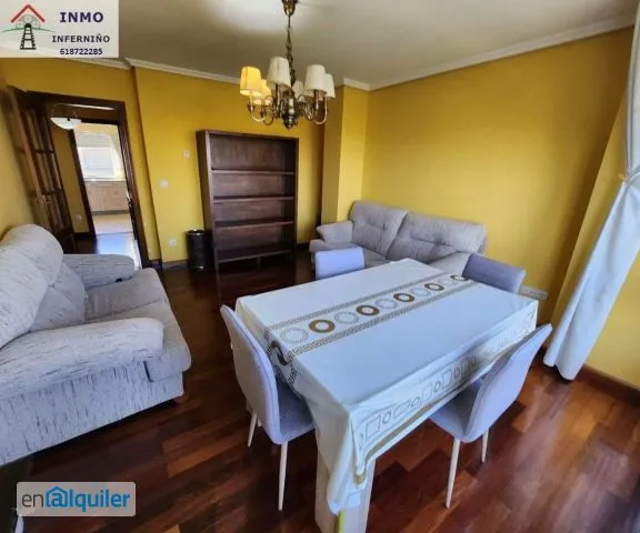 Söögituba - Furnished Flat with Balcony in Ferrol