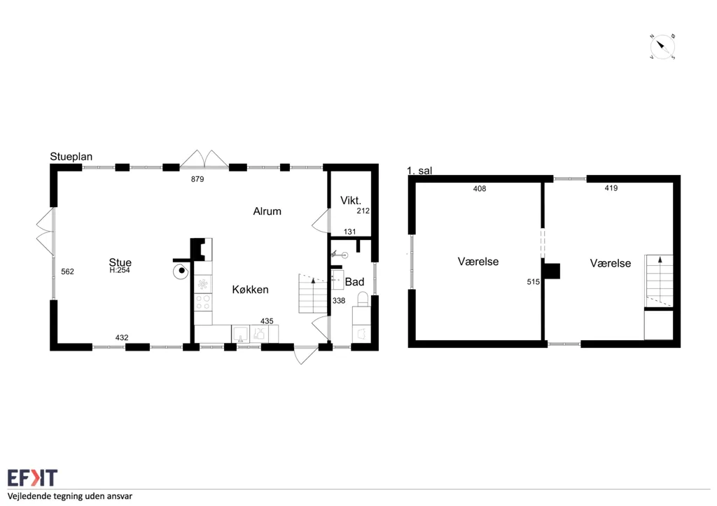 Plan - Historic Timber-Frame House with Water View in Nyborg