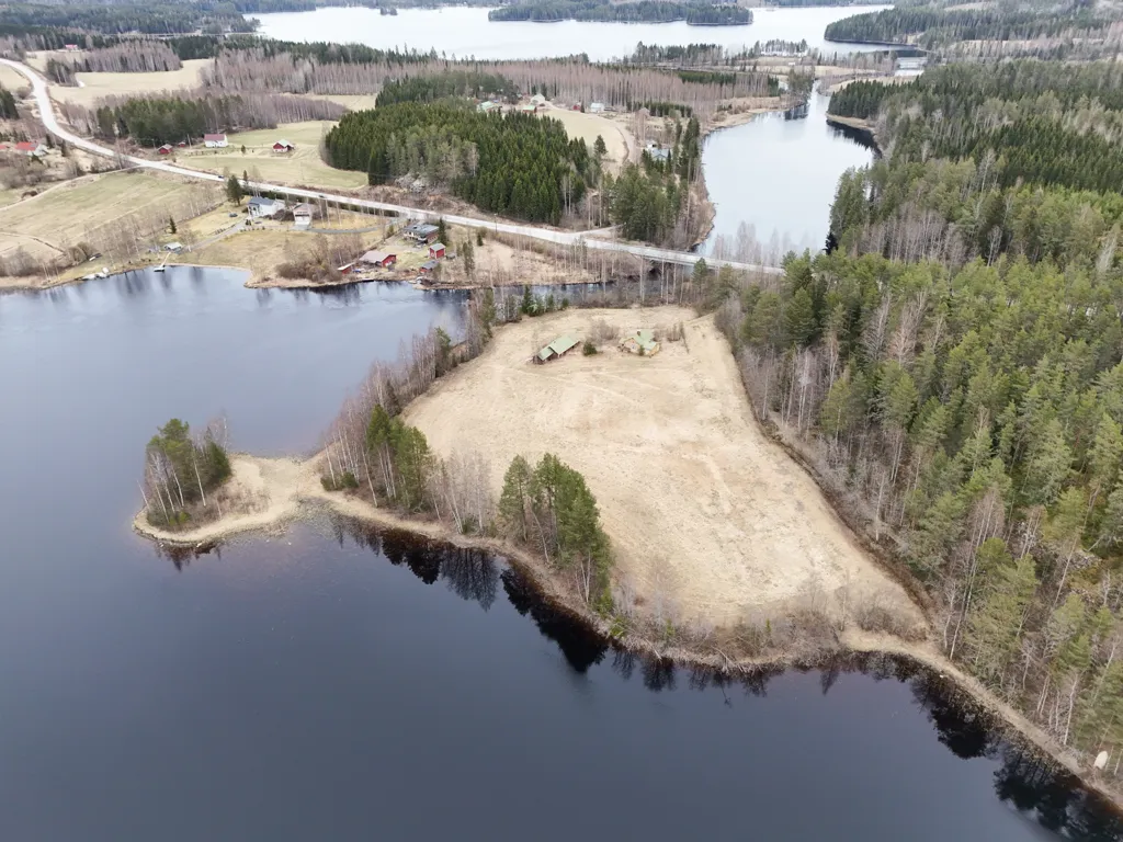 Vista aerea - Rantatontti with Private Lakefront in Kaavi