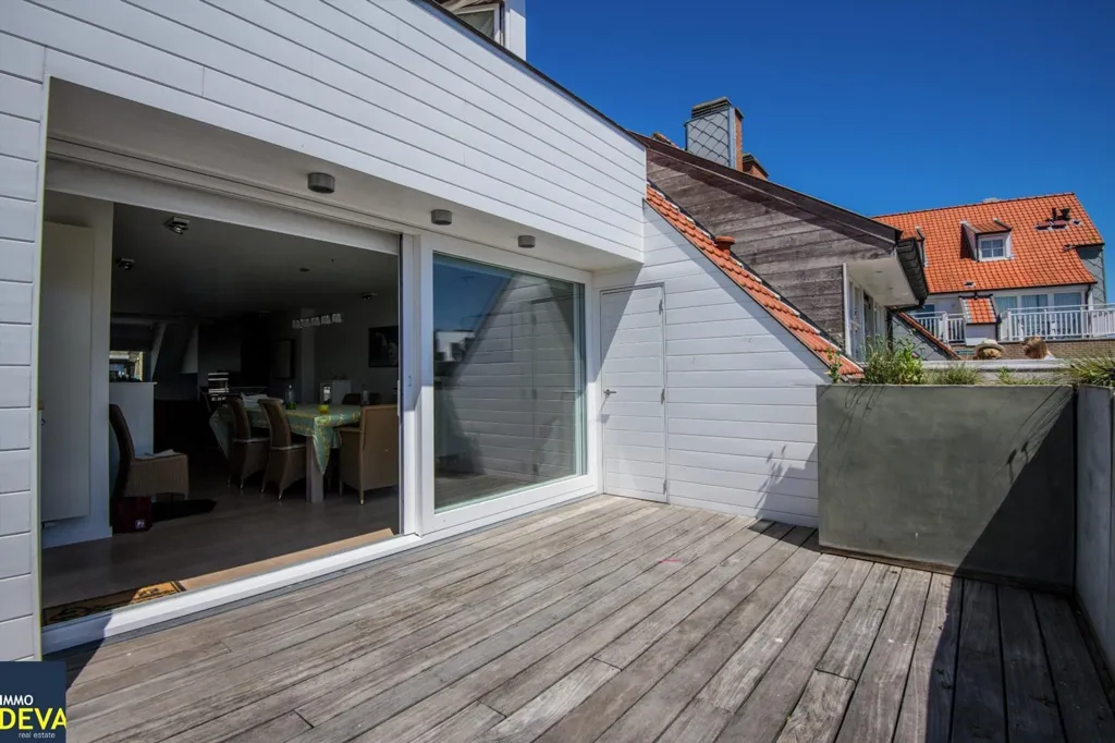Terrasse - Appartement Duplex avec Terrasses à Knokke