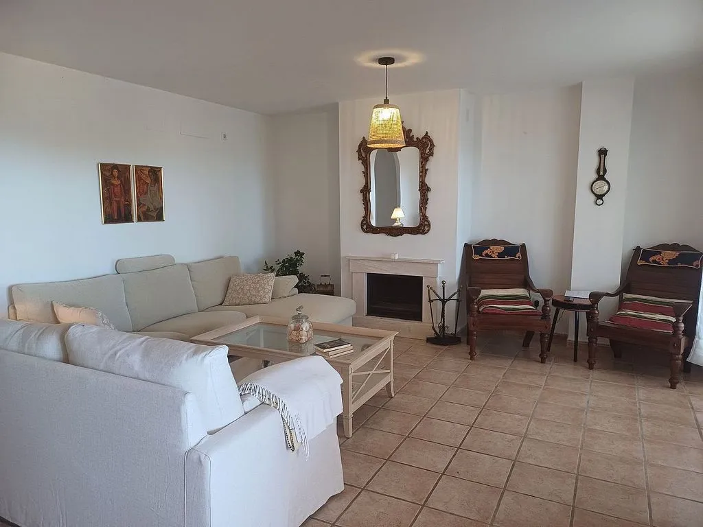 Living Room - Apartment with Pool and Terrace in La Alcaidesa