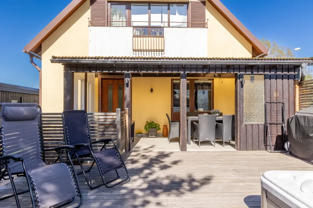 Terrasse - Detached House with Spa in Fågelfors