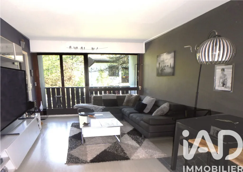 Séjour - Appartement rénové avec balcon à La Tronche