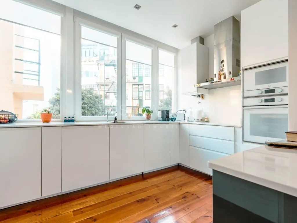 Köök - Luxury Apartment with High Ceilings in Lisbon