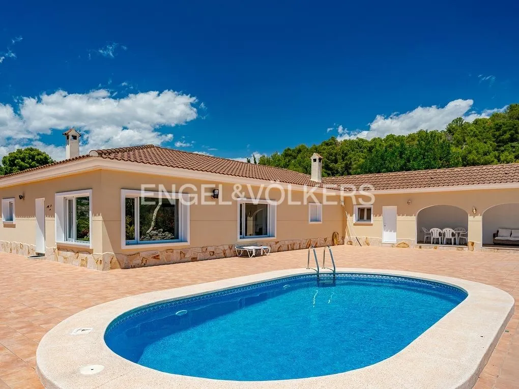 Piscina - Finca Villa with Pool in Altea