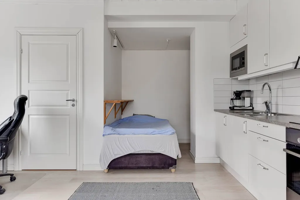 Bedrooms - Charming Apartment with Courtyard in Umeå
