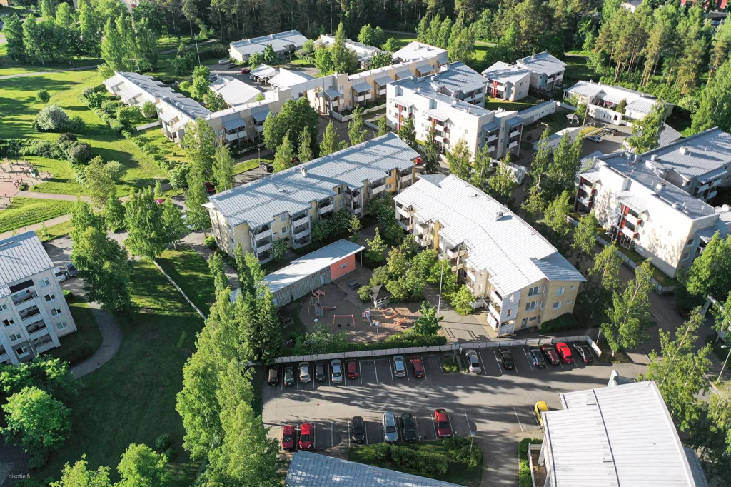 Õhuvaade - Efficient Two-Bedroom Flat with Balcony in Oulu