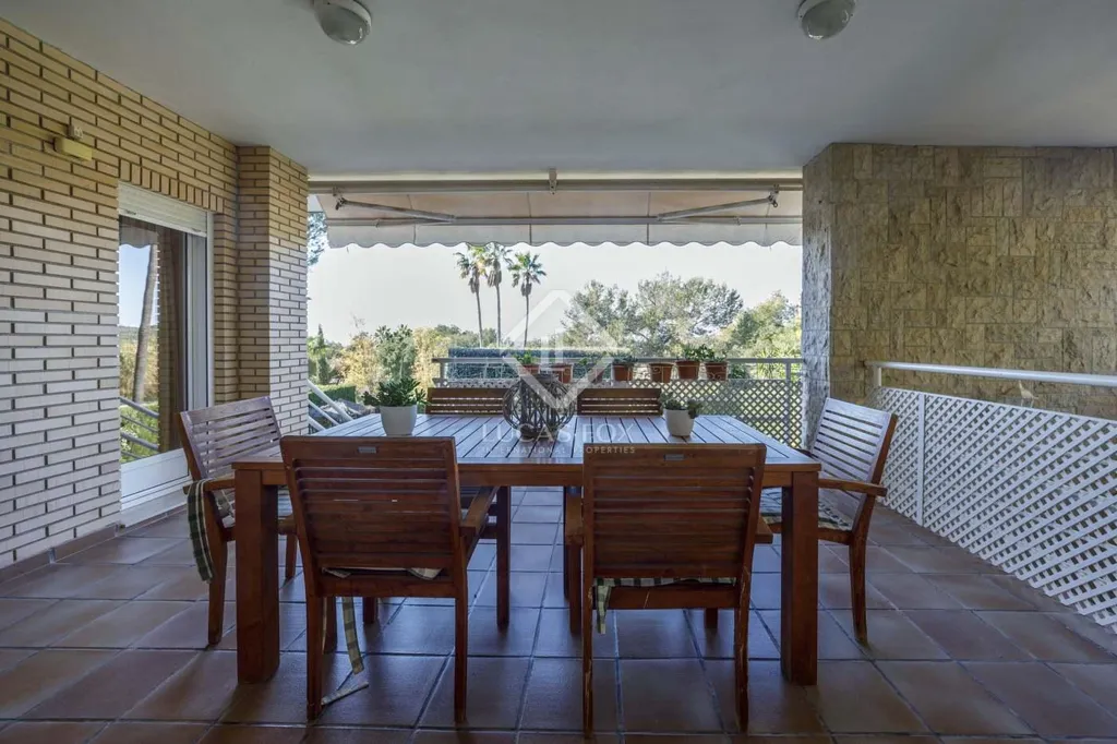 Terrasse - Villa with Pool in Alfinach, Puçol