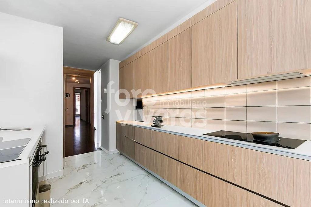 Kitchen - Apartment with Balcony and Lift in La Carrasca