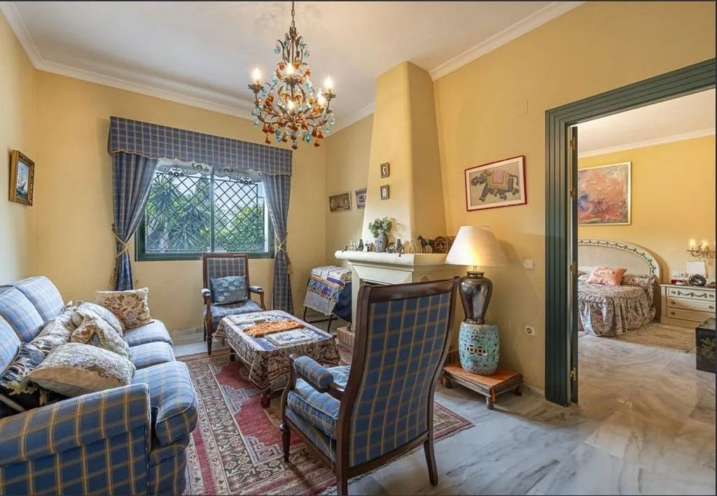 Séjour - Villa with Pool in Nagüeles, Marbella