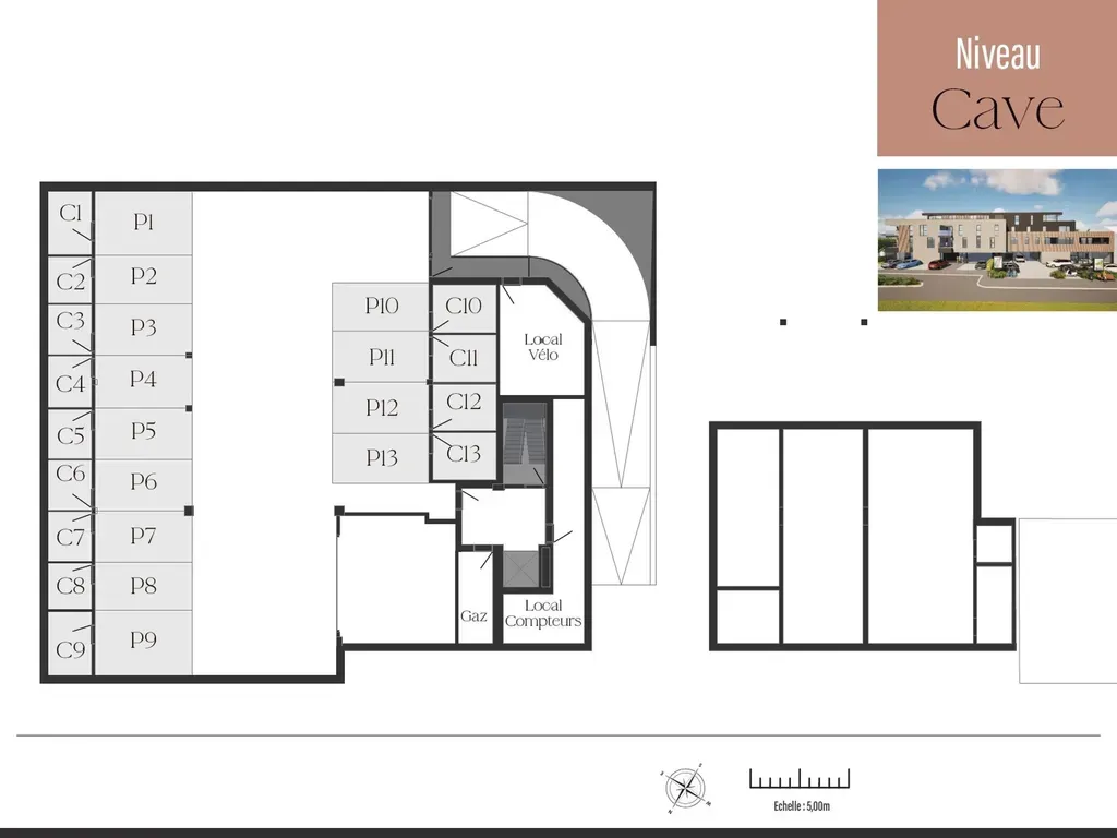 Plan - Appartement 3 Chambres avec Terrasse à Malmedy