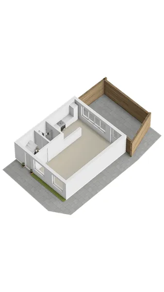 Plan - Corner House with Garden in Dirksland