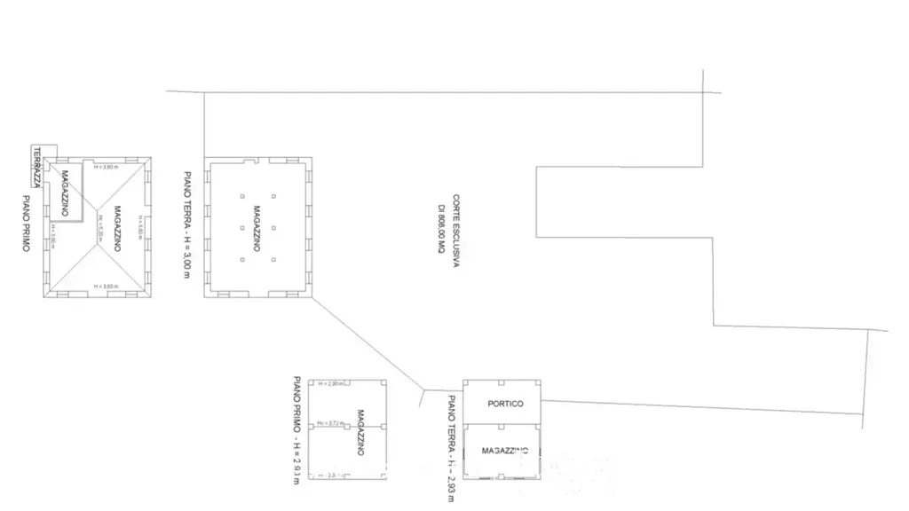 Plan - Villa with Garden in Conegliano