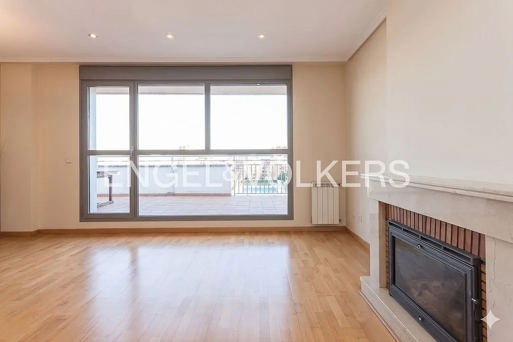 Soggiorno - Penthouse with Pool in Guindalera, Madrid