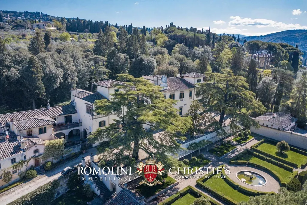 Vue aérienne - Historic Villa with Panoramic Views near Florence