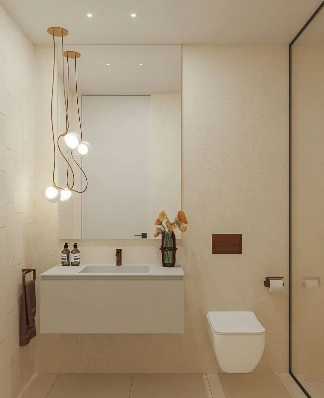 Salles de bain - New Villa with Pool in Islantilla