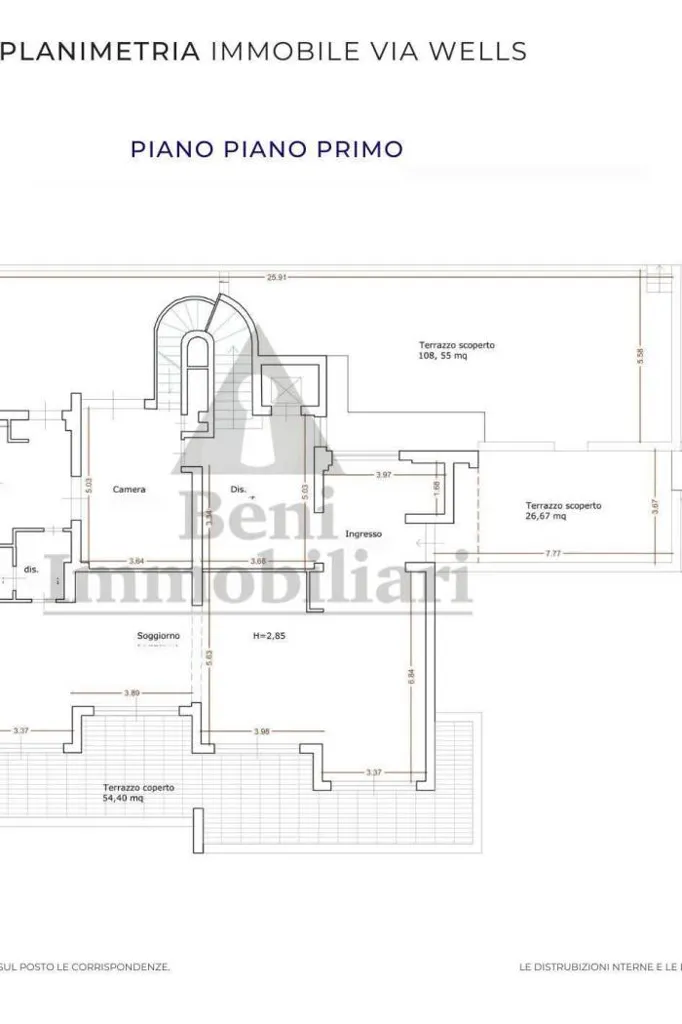 Plan - Luxury Villa with Pool in Palermo