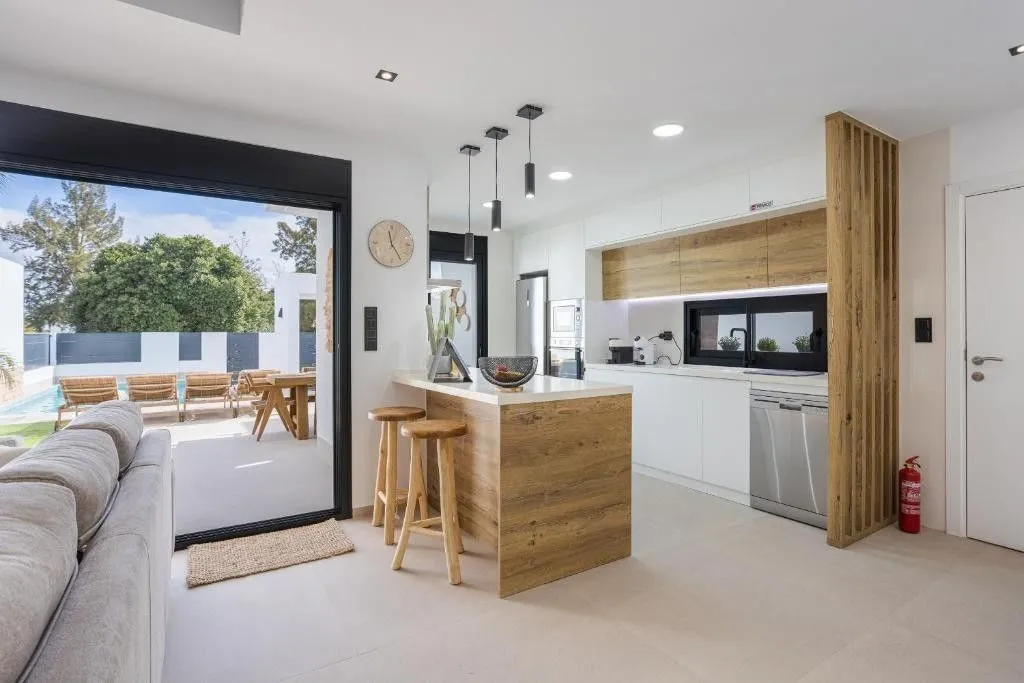 Köök - Modern Villa with Pool near Dolores Park