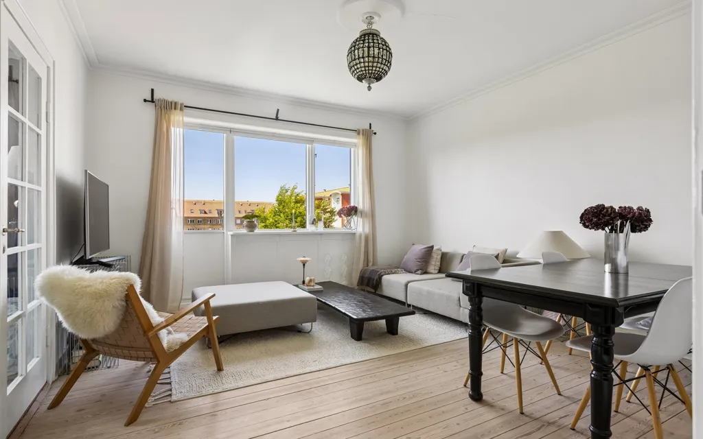 Séjour - Apartment with Original Features in Copenhagen S