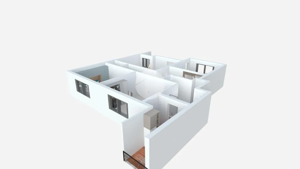 Four-Bedroom Apartment with Balcony in Florence