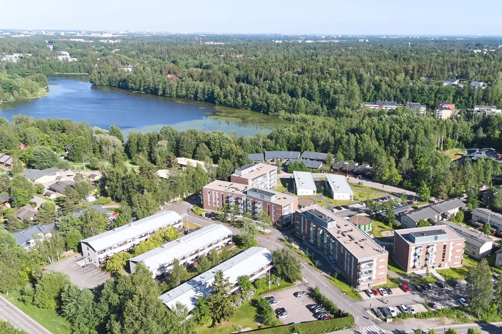 Õhuvaade - Modern Flat with Balcony in Lippajärvi, Espoo
