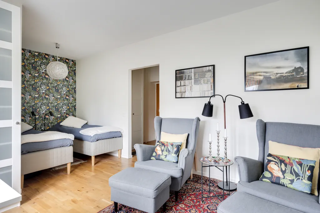 Bedrooms - Apartment with Balcony in Stjärnhusen, Malmö