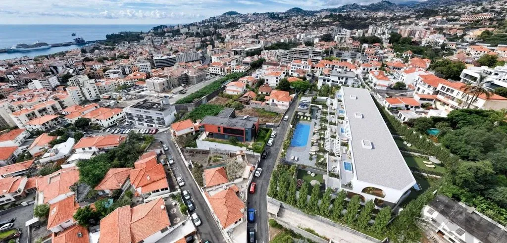 Vista aérea - Luxury Flat with Sea View in Funchal