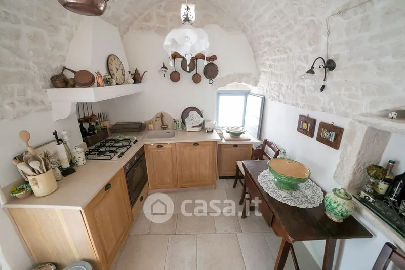 Kitchen - Historic Palazzo with Panoramic View in Cisternino