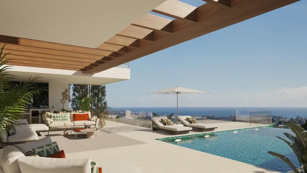 Piscine - Luxury Villa with Infinity Pool in Málaga