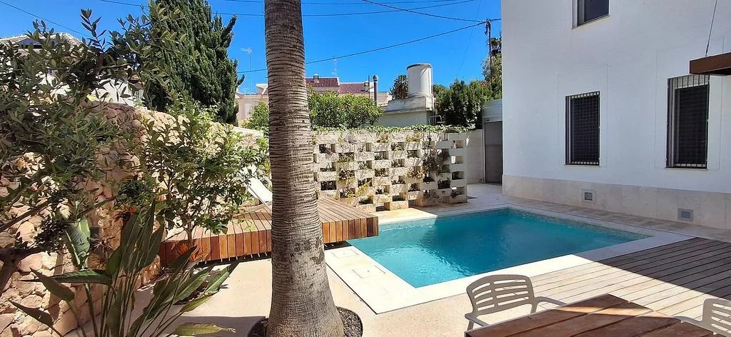 Piscine - Pared Chalet with Pool in Santiago de la Ribera