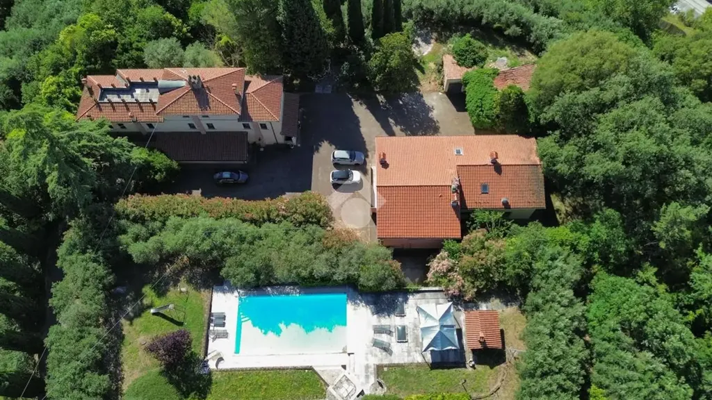 Vista aerea - Historic Villa with Pool in Sona