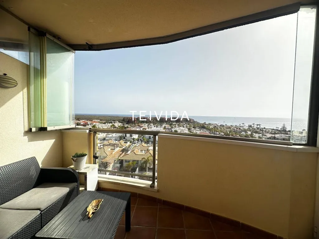 Balcony - Penthouse with Sea View in Palm-Mar