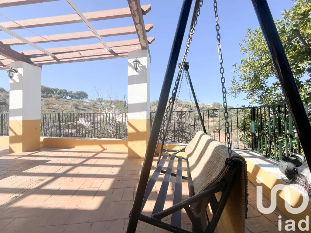 Terrace - Rustic Finca with Pool in Casabermeja