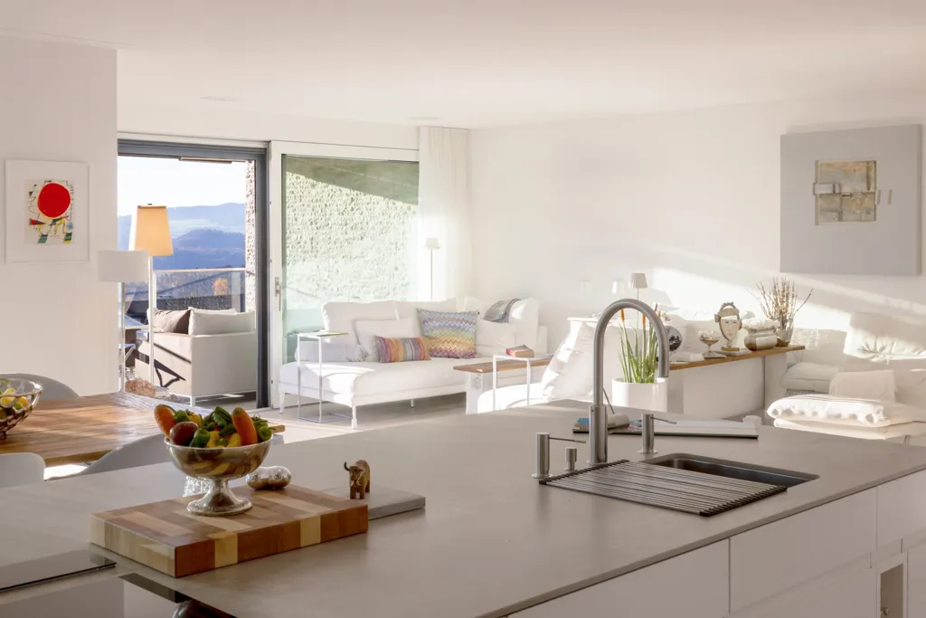 Köök - 4½-Room Apartment with Panoramic Views in Uitikon Waldegg