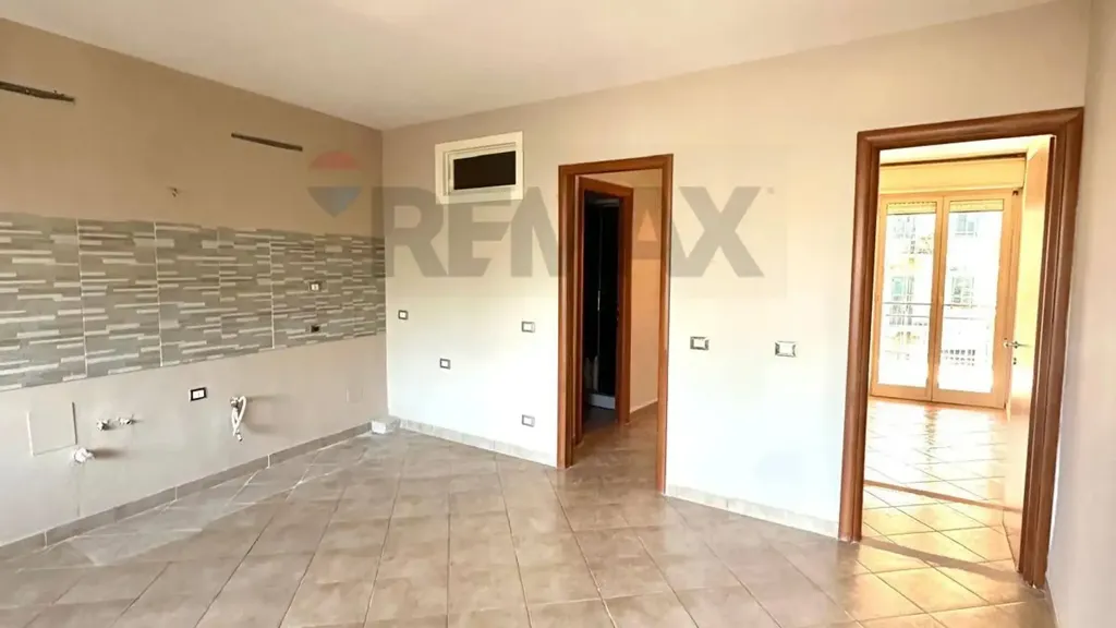 Séjour - Rustic Trilocale with Balcony in Palermo