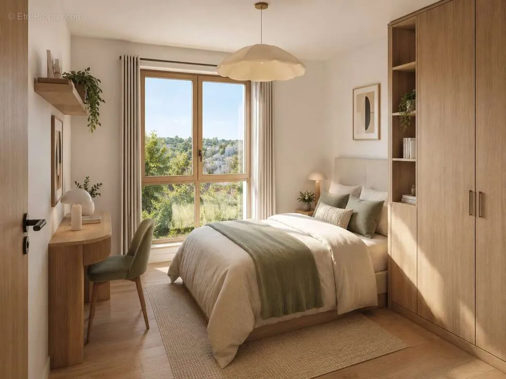 Chambres - Appartement Duplex avec Double Terrasse à Courbevoie