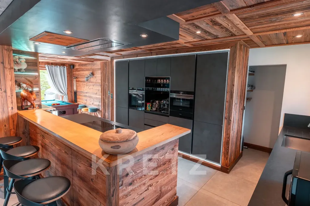 Cuisine - Chalet neuf avec accès direct aux pistes à Les Sybelles