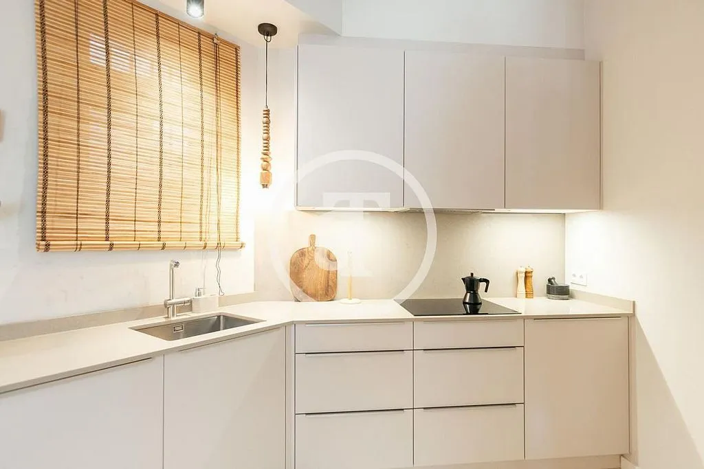 Cuisine - Furnished Flat with Balcony in La Nova Esquerra de l'Eixample