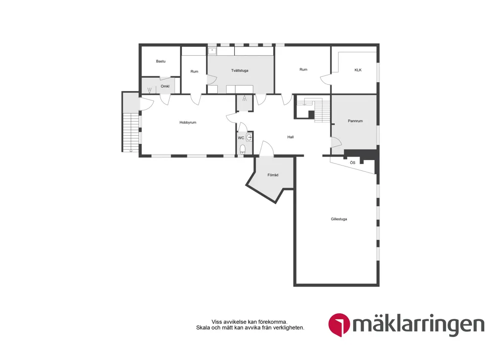 Plan - 60s Villa with Large Garden in Västra Jakobsberg