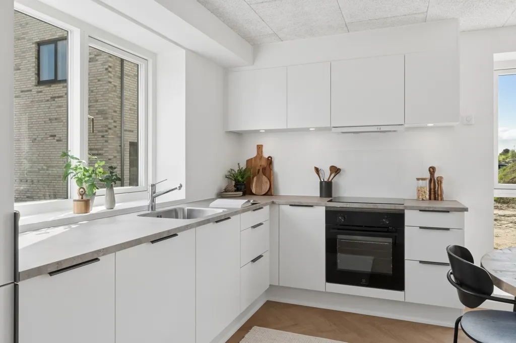 Köök - 5-Bedroom Terrace House in Ringsted