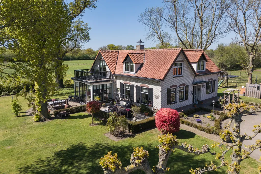Vue aérienne - Classical Villa with Private Garden in Schalkhaar