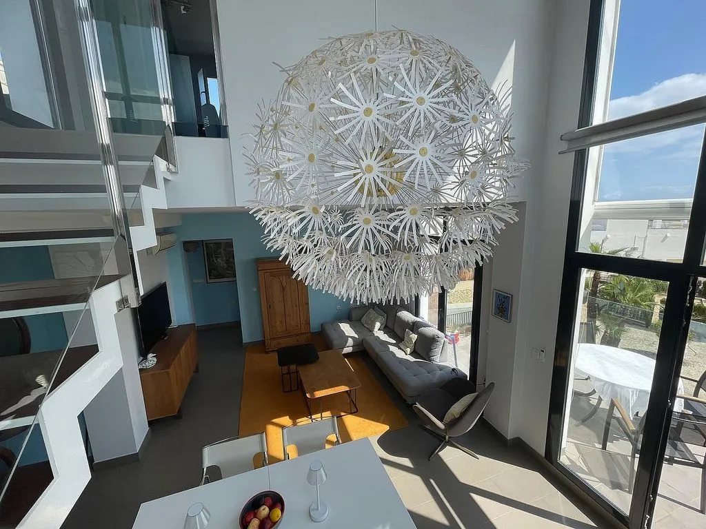 Söögituba - Penthouse with Pool in Campos de Golf