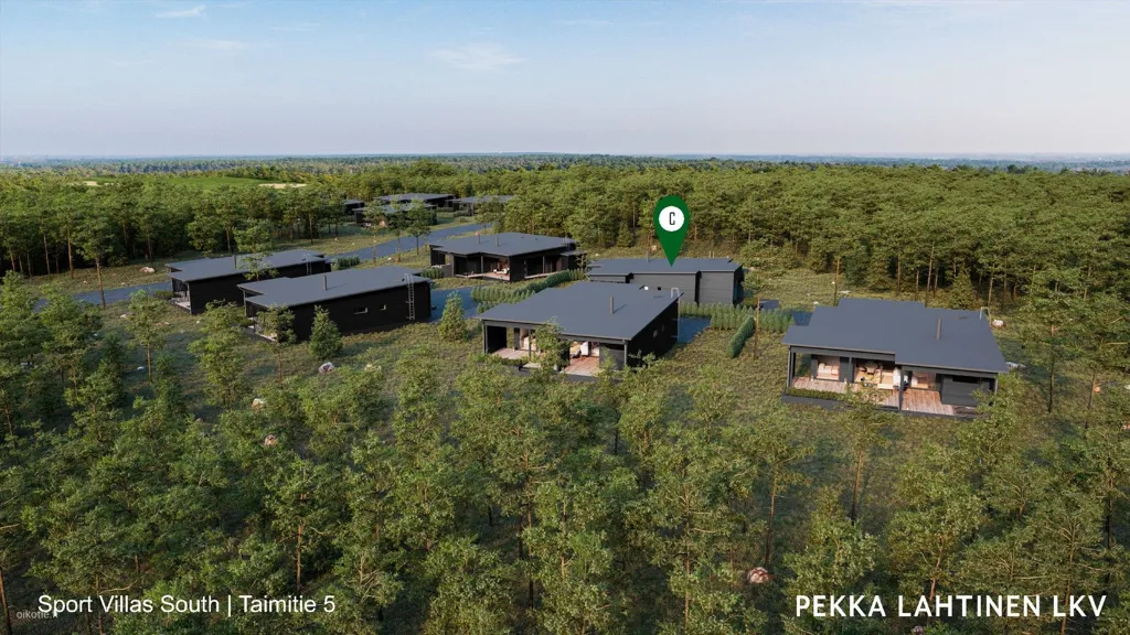 Vista aerea - Modern Villa with Sauna in Vierumäki