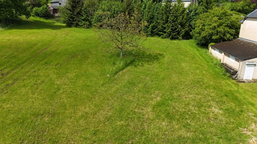 Vue aérienne - Terrains à Vendre avec Vue Campagnarde à Sélange