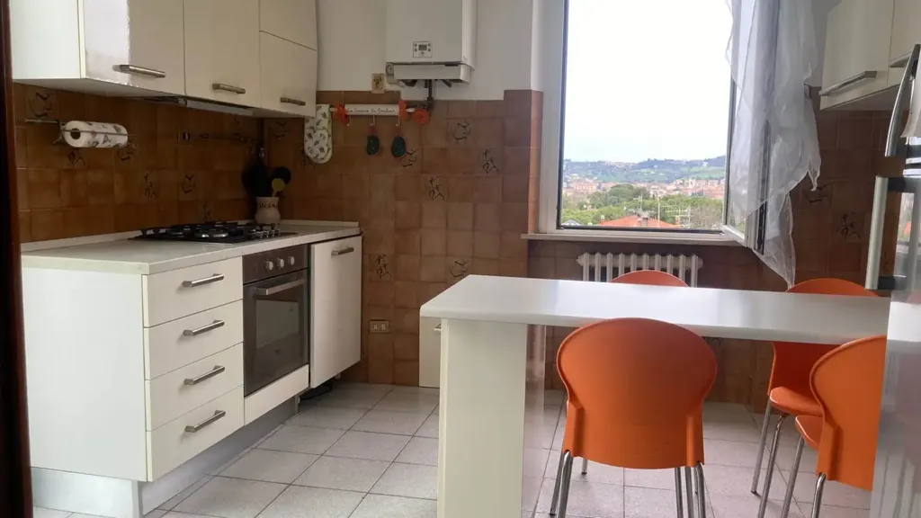 Köök - Panoramic Apartment with Balcony in Ancona