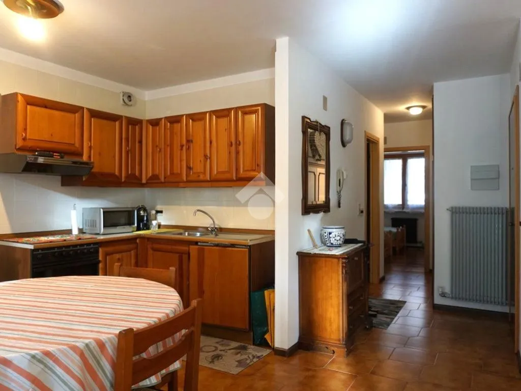 Salle à manger - 3-Room Apartment with Balconies in Andalo