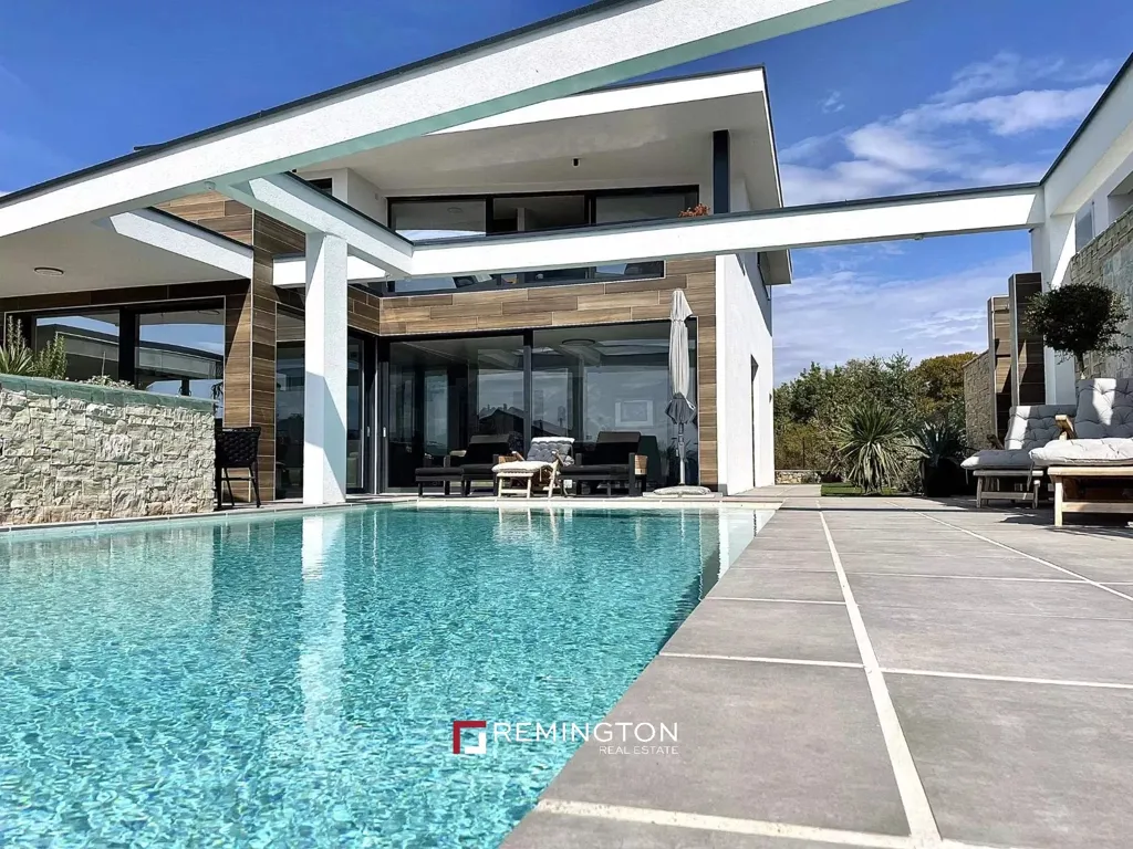 Piscine - Modern Villa with Pool in Private Resort, Krk