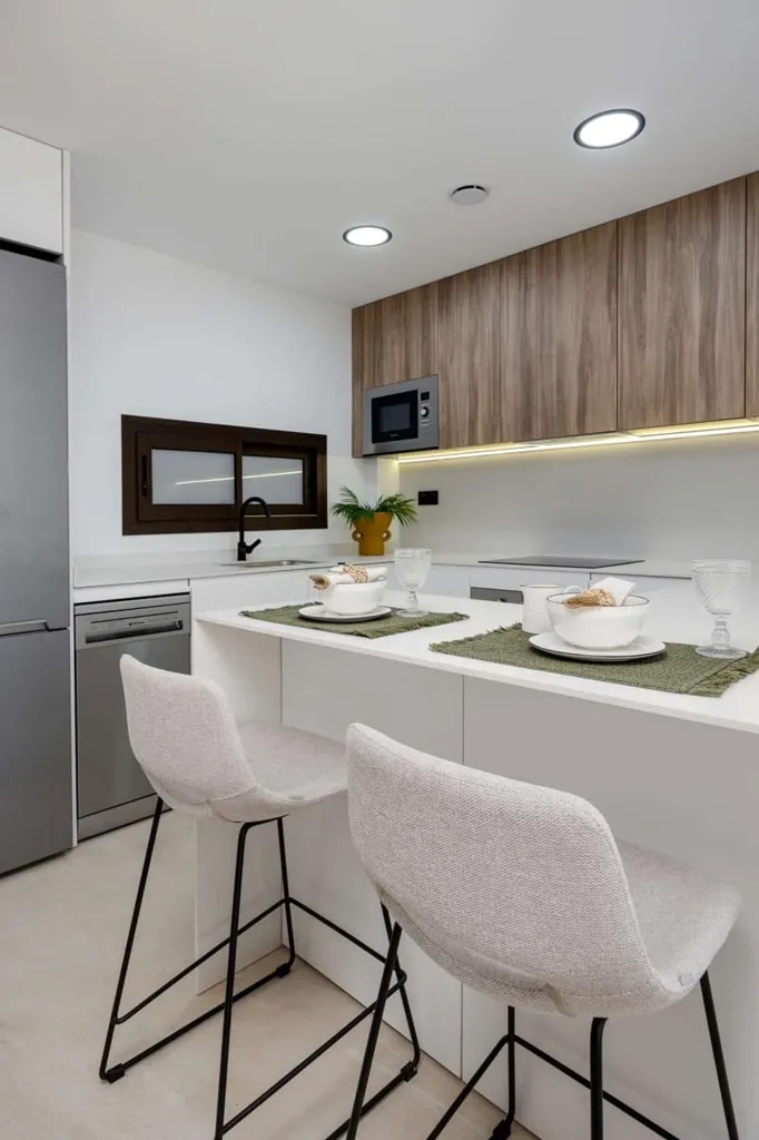 Köök - New Apartment with Private Garden near La Serena Golf, Los Alcázares