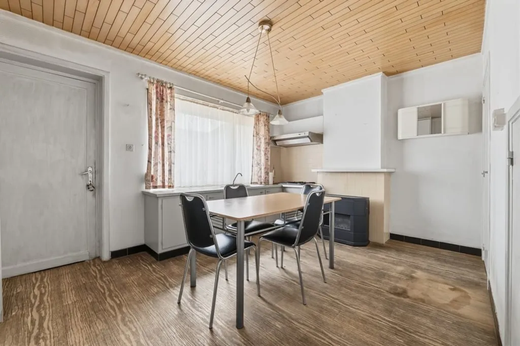 Dining Room - Renovatable Building with Garden in Diepenbeek
