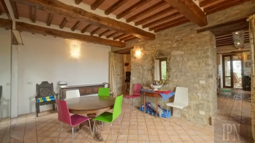 Salle à manger - Country House with Pool in Pietralunga, Umbria